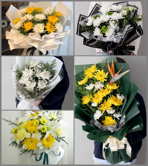 黑龙江伊春乌马河-经营所白事花束代送